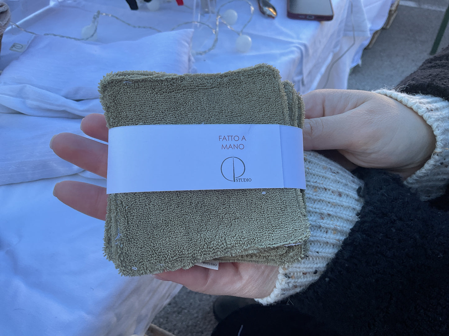 Pads struccanti “fiori verdi"