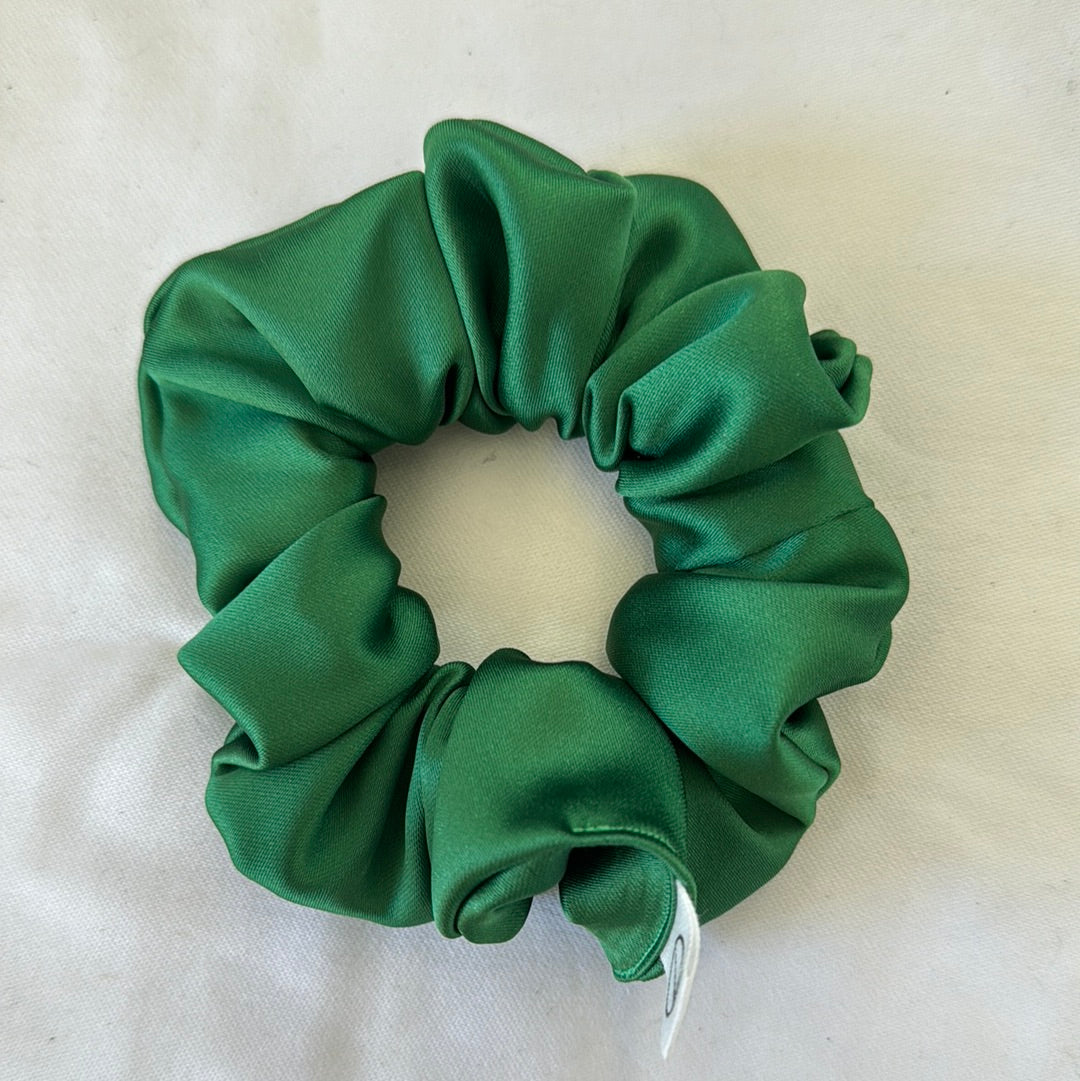 “sea green" scrunchie